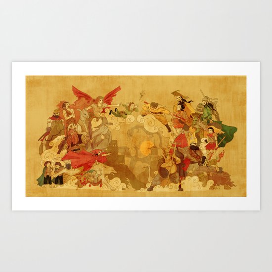 Guys, We're Supposed To Be Having a Picnic... Art Print