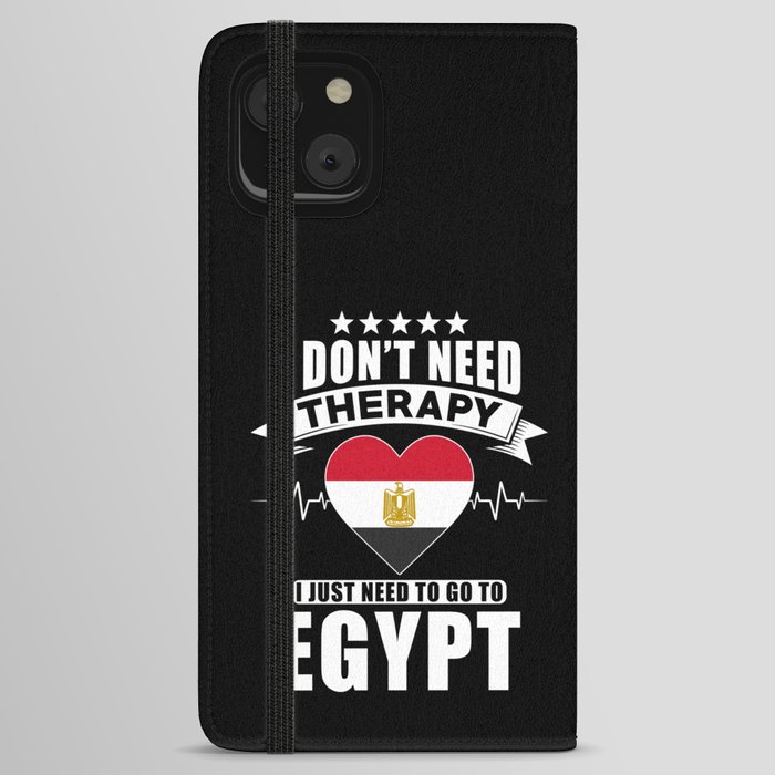 Egypt I do not need Therapy iPhone Wallet Case