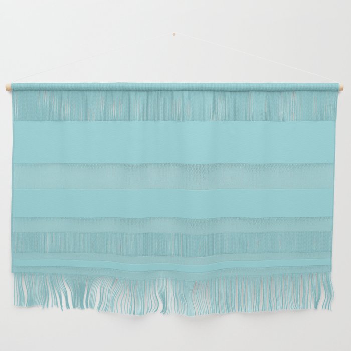 Simple Trendy Fashion Cyan Blue Solid Color Wall Hanging