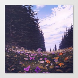 flower kid Canvas Print