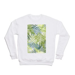 Fern frond seamless pattern Crewneck Sweatshirt