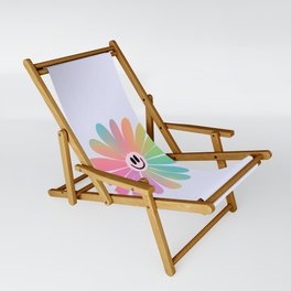 Smiley Daisy Rainbow Sling Chair