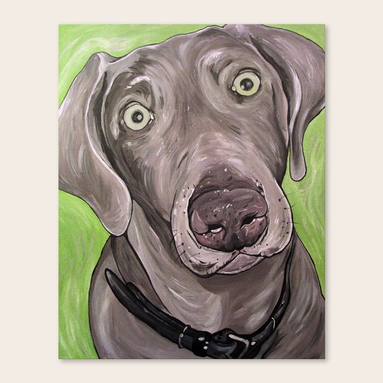 Weimaraner Canvas Print