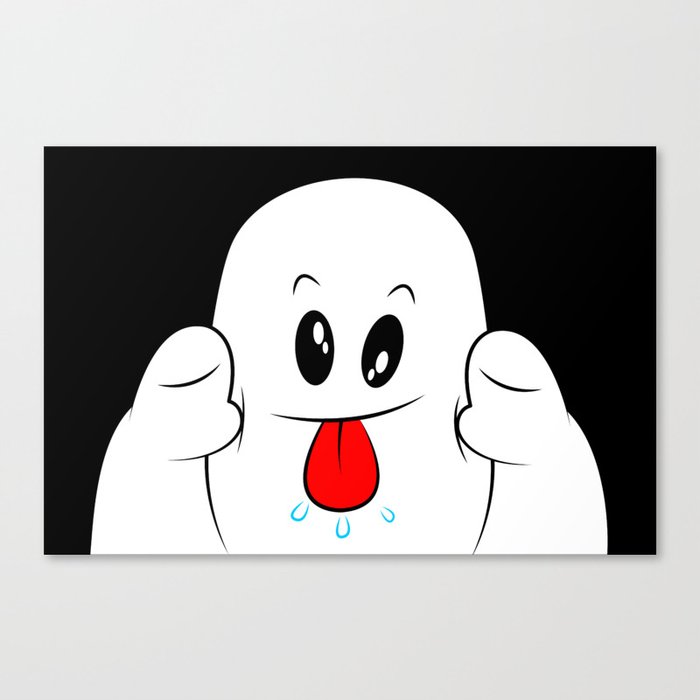 A funny face for you Canvas Print