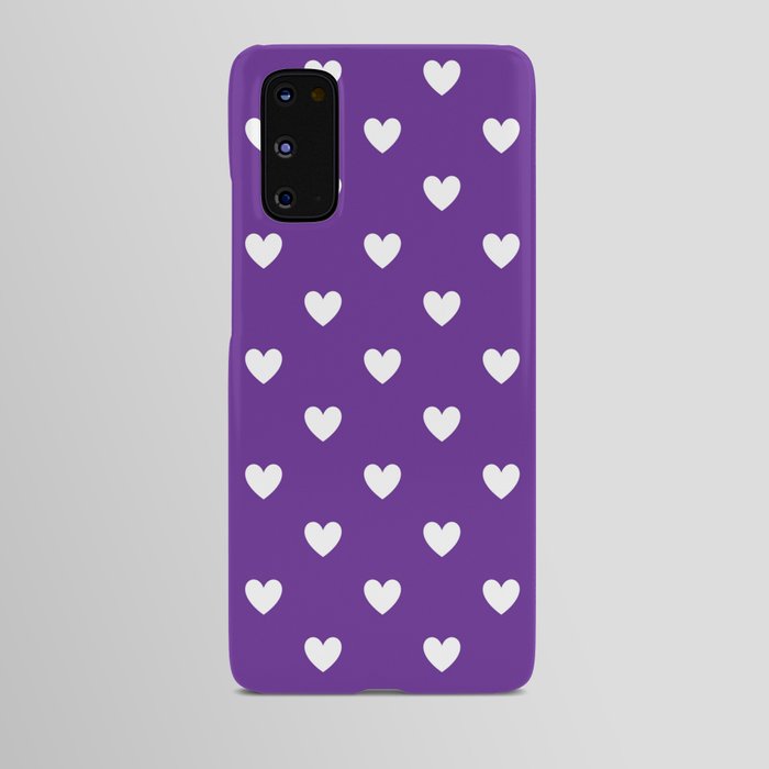 Sweet Hearts - purple Android Case