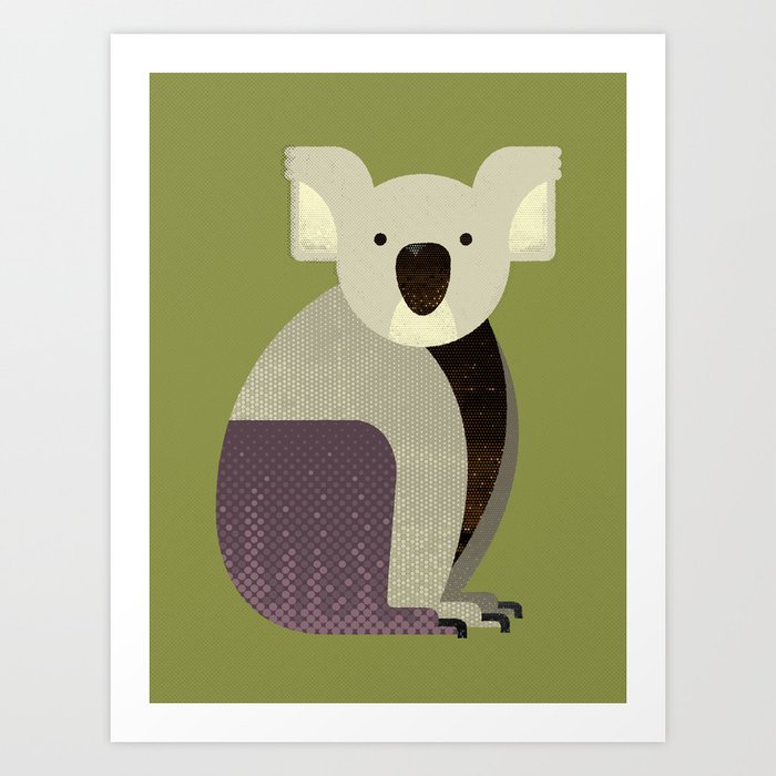 Whimsy Koala Art Print