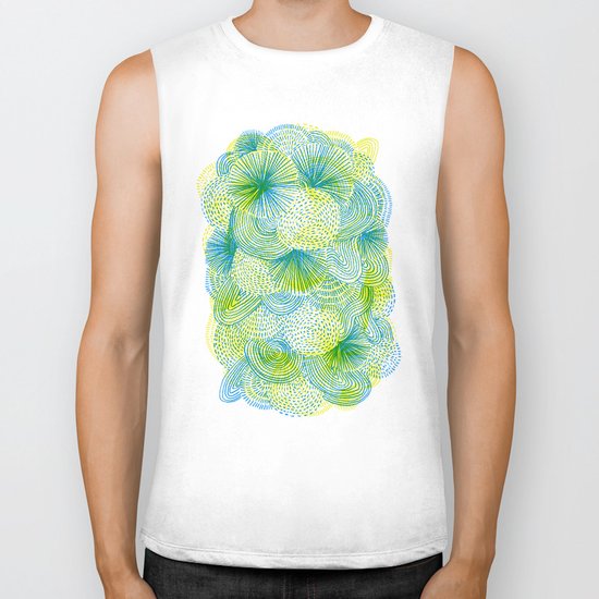 Space lime Biker Tank