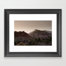 Turtlehead Peak in Red Rock Framed Art Print