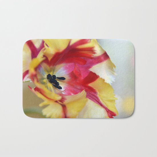 A tulip like a painter's palette Bath Mat