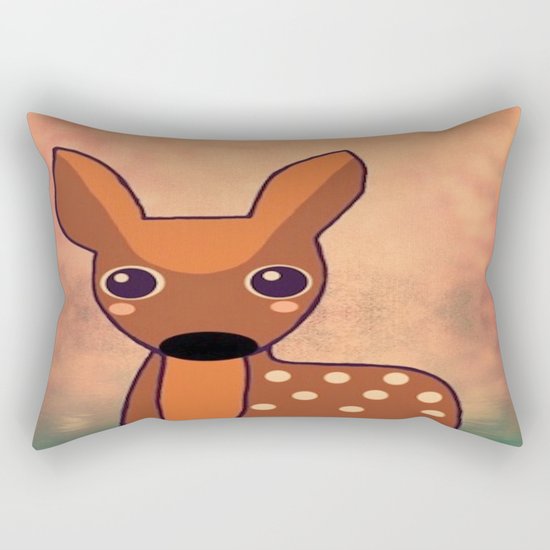 Little Deer-96 Rectangular Pillow