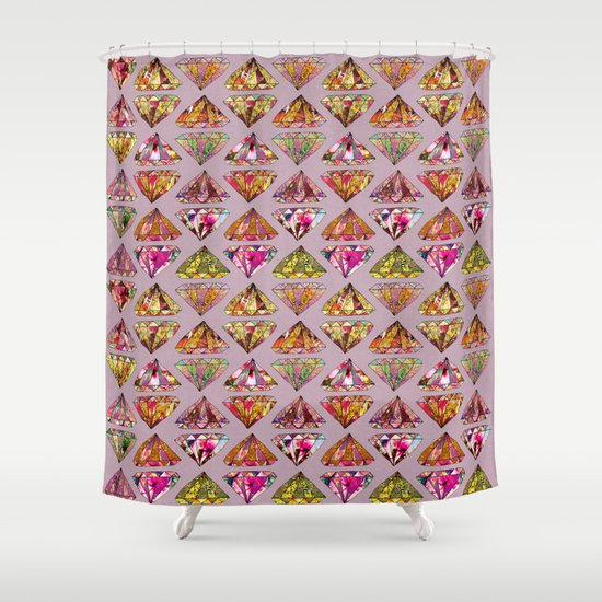 These Diamonds Are Forever Shower Curtain