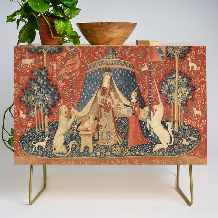 The Lady And The Unicorn Credenza