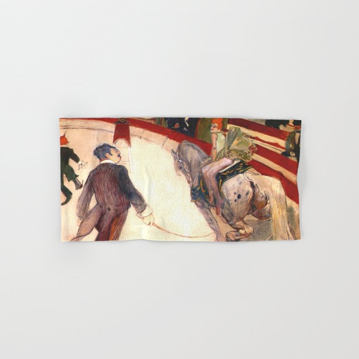 Henri de Toulouse-Lautrec "Equestrienne (At the Cirque Fernando)" Hand & Bath Towel