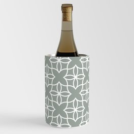 Gray and White Minimal Line Art Pattern 4 Pairs DE 2022 Trending Color Casting Shadow DE6291 Wine Chiller