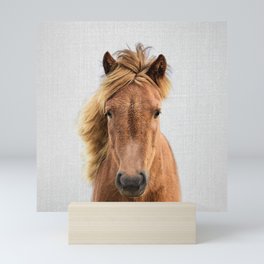 Wild Horse - Colorful Mini Art Print