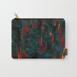 Night city glow cartoon Carry-All Pouch