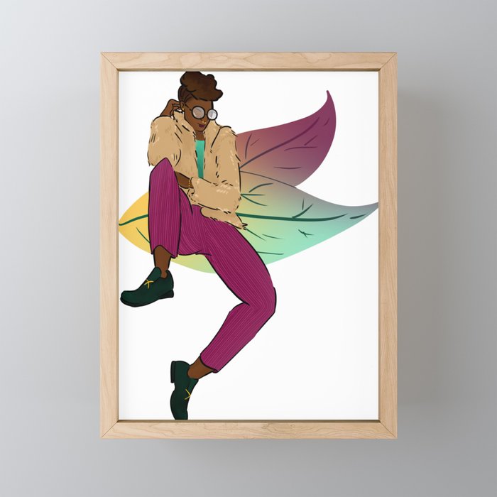 Cool and Colorful Framed Mini Art Print