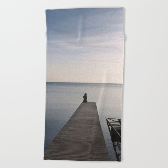 Mermaid In Terra Incognita Beach Towel