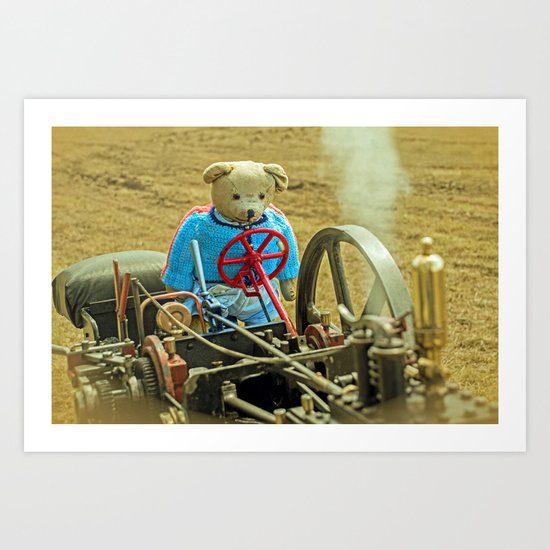 BEARY STEAM DREAM Art Print