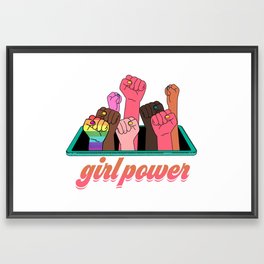 girl power Framed Art Print