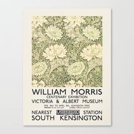 Art Exhibition Chrysanthemum pattern (1877) William Morris Canvas Print