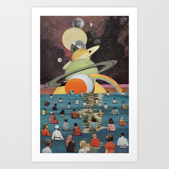 Children of the Sun and Moon Art Print