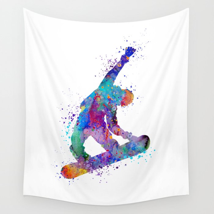Snowboard tapestry on sale