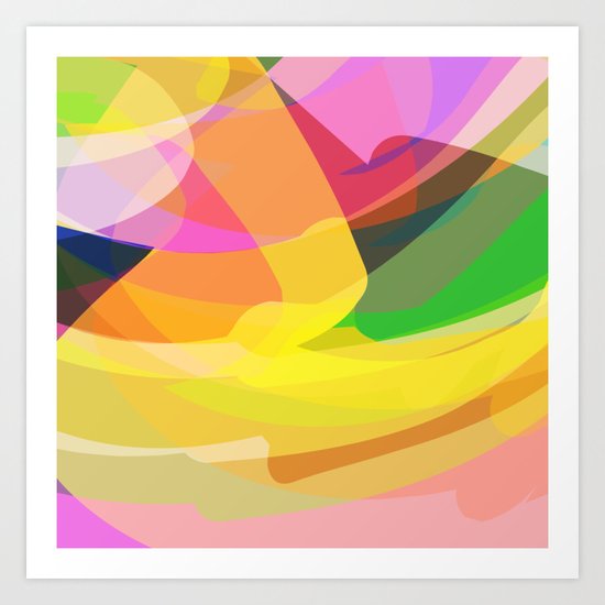 abstract print Art Print