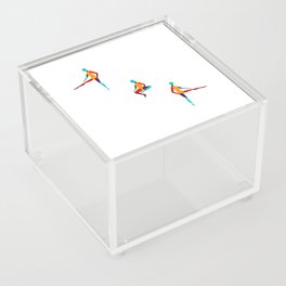 Modern minimal human art print Acrylic Box