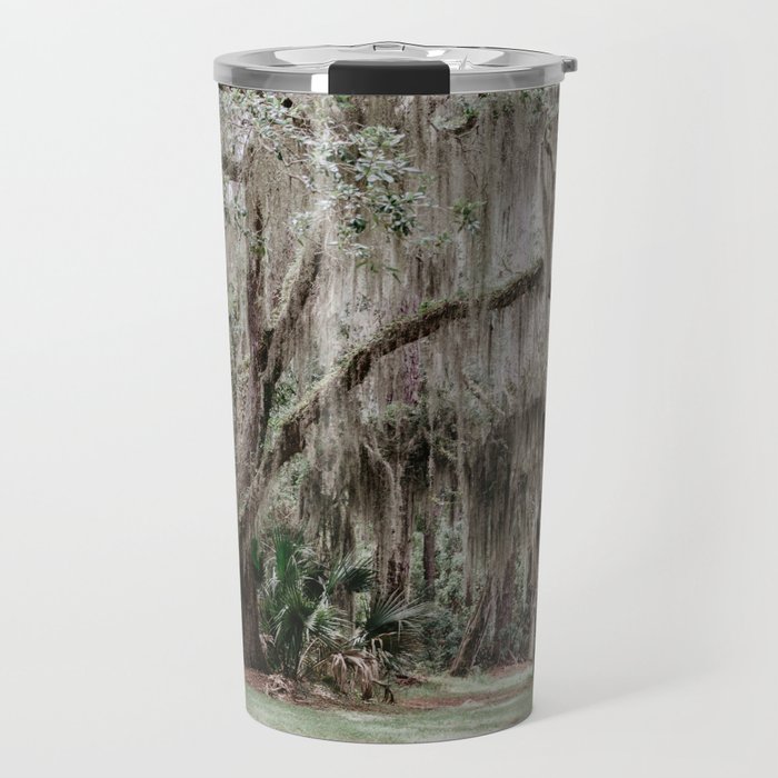 tree trunk in the forest	 Travel Mug