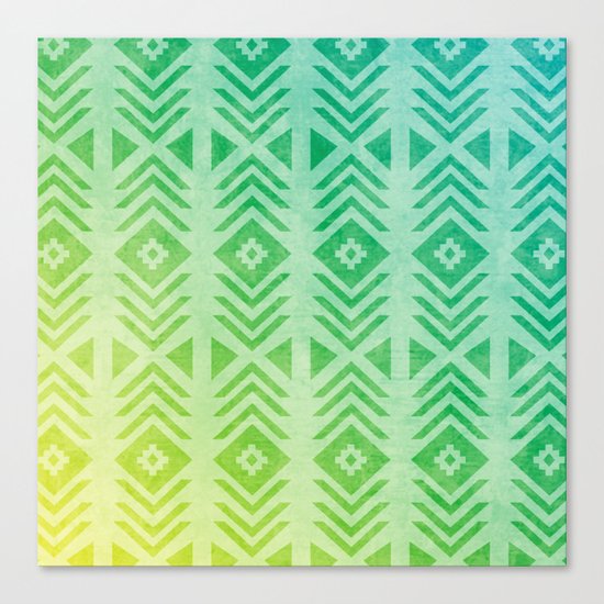 Aztec Pattern 01 Canvas Print
