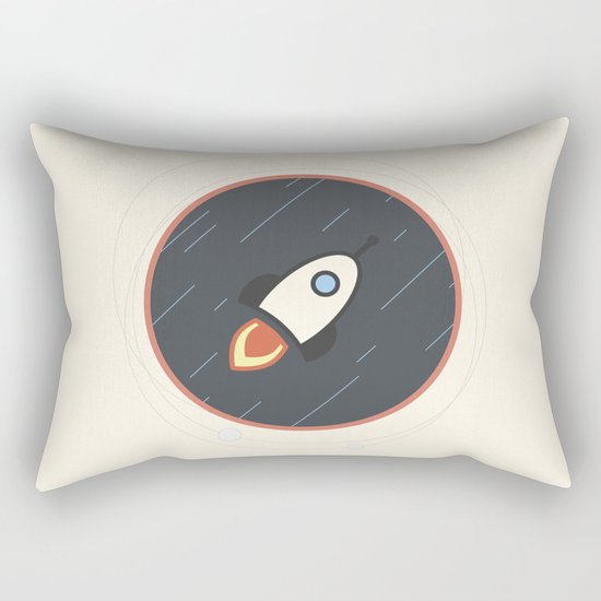 Rocket Rectangular Pillow
