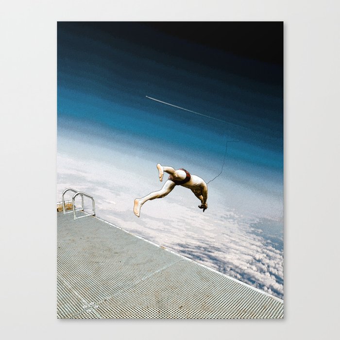 Sky Dive Canvas Print