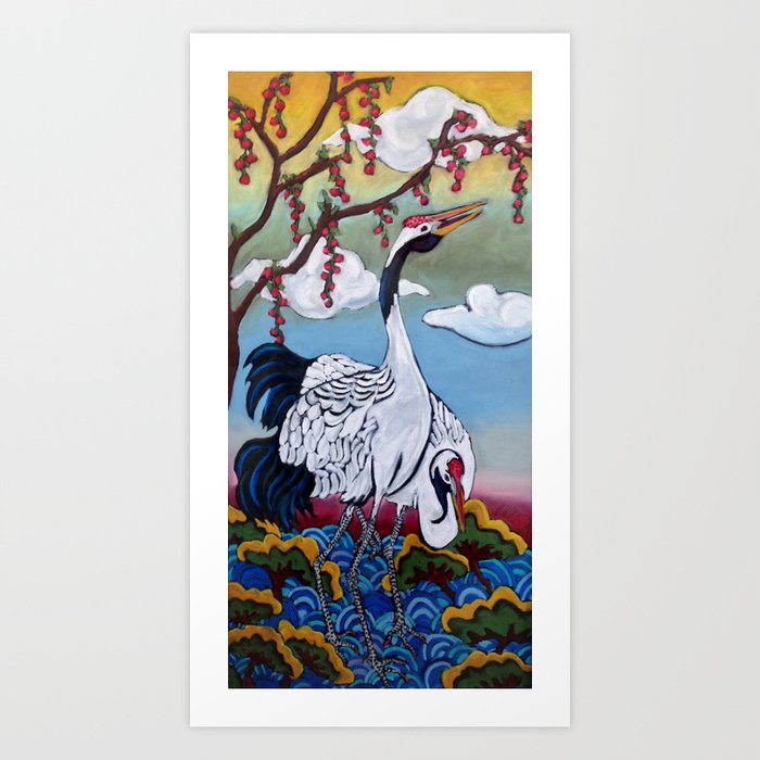 Cranes Art Print