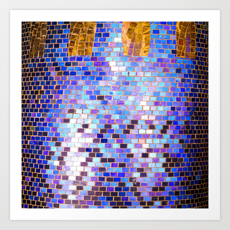 Louis Comfort Tiffany Column Art Print By Jjbzz Society6