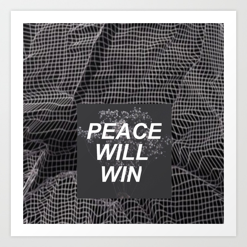 Peace Will Win Dark Flowers Dark Grid Twenty One Pilots