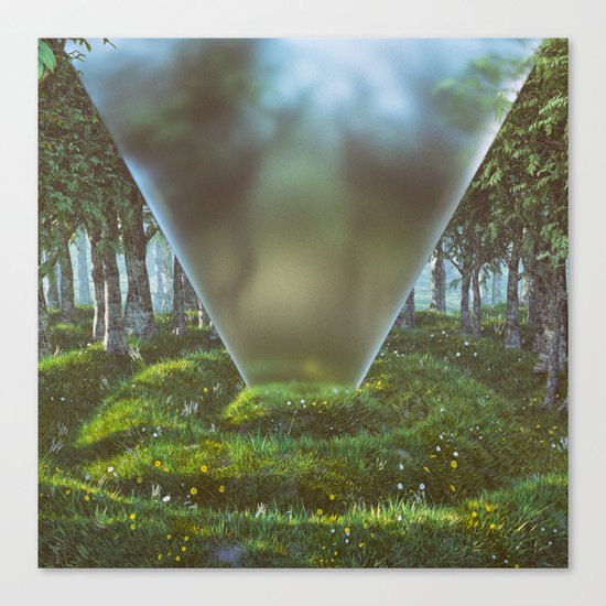RIFFLE GLASS EPOCH (everyday 08.10.16) Canvas Print
