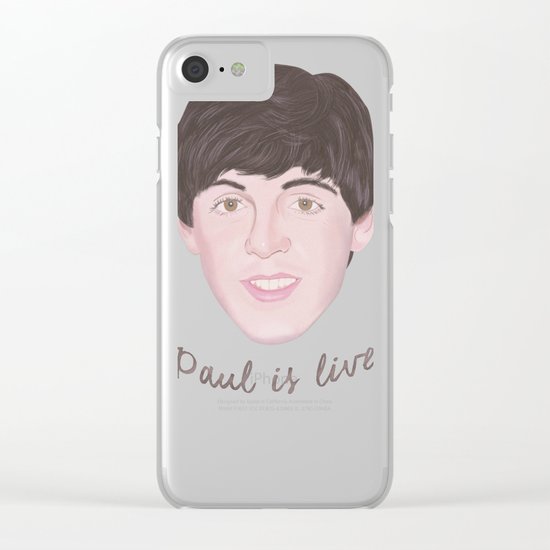 Paul is live Clear iPhone Case