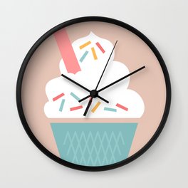 Ice Cream (Peach) Wall Clock