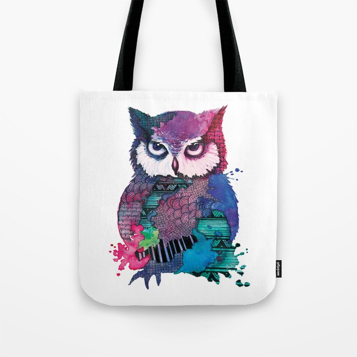 Watercolor Owl Tote Bag By Norrenee Watercolor Owl Tote Bag By Norrenee