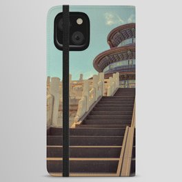 China Photography - Beautiful Temple Under The Blue Sky In Beijing iPhone Wallet Case
