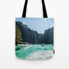 Thailand Tropics Sea Boat Tote Bag Purse Handbag For Women Girls 