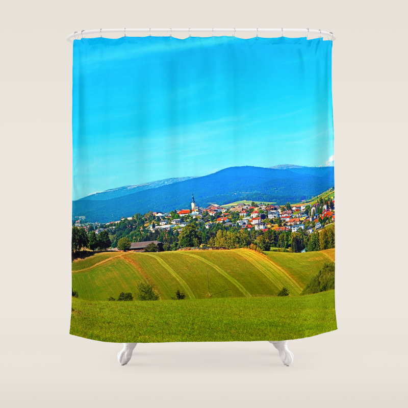Unsettled Geography Shower Curtain By Patrickjobst Society6