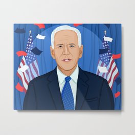 Joe Biden Metal Print