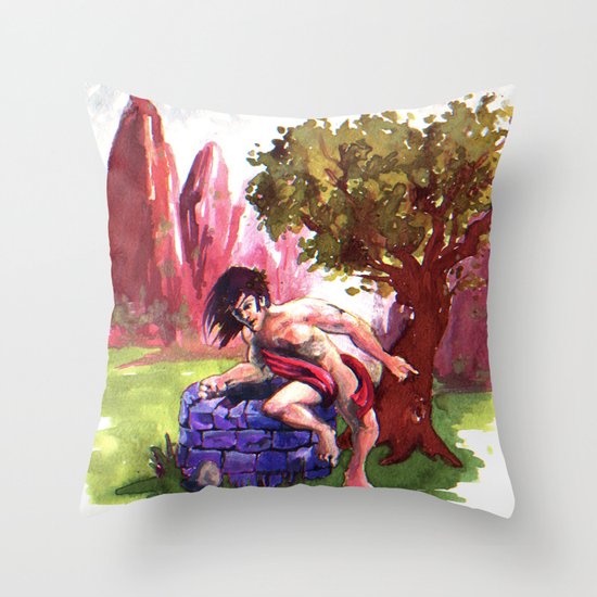 Narcisus Throw Pillow