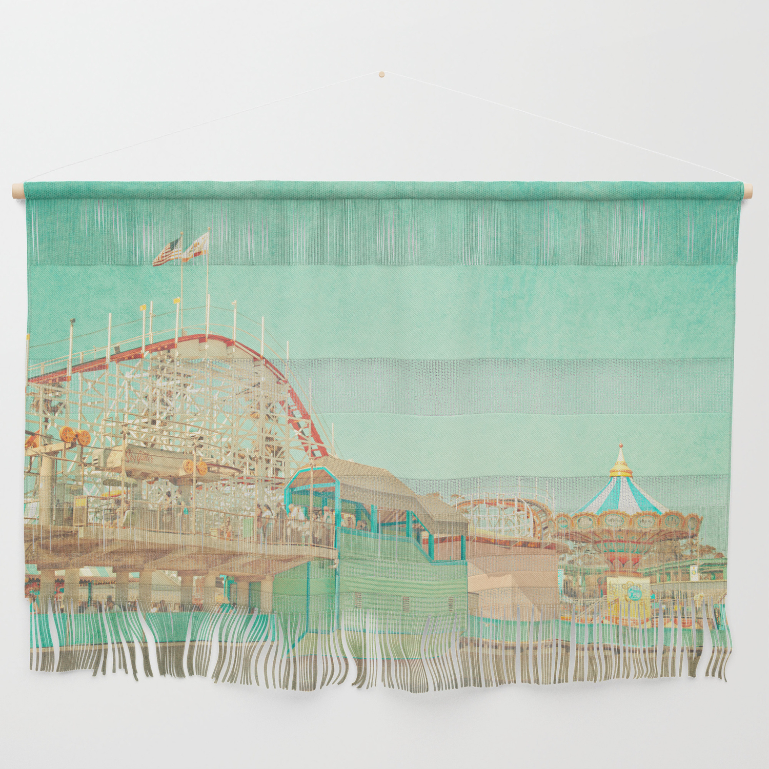 Santa Cruz Boardwalk Wall Hanging By Sparrowhousephotography