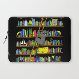 It's Ok to Be a Slow Reader (Black) Laptop Sleeve