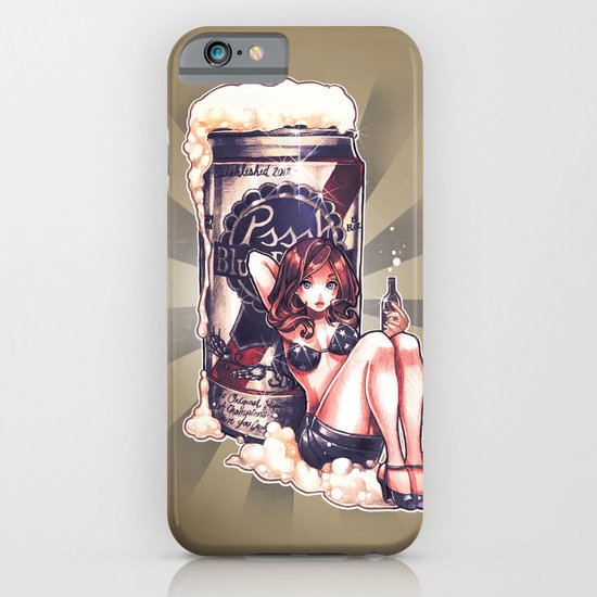 BLUE RIBBON PRINCESS iPhone & iPod Case