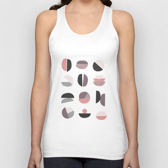 Pastel Geometry 4 Unisex Tank Top