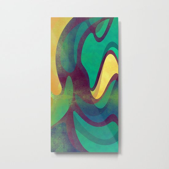 Waves Metal Print
